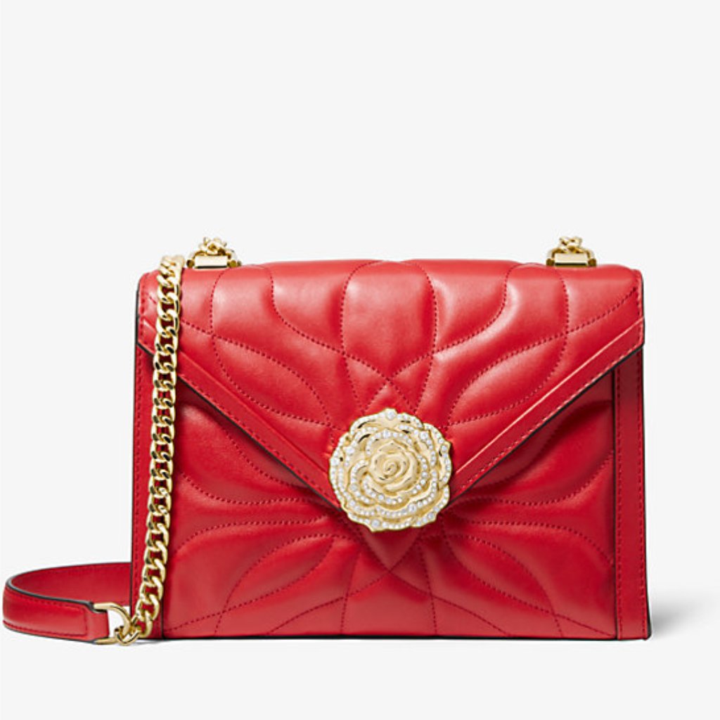 Nwt Michael Michael Kors Whitney Petal Quilted Handbag